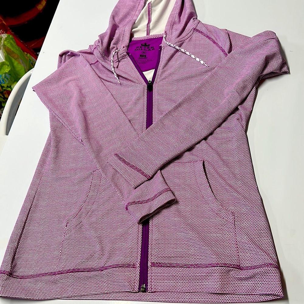 Ladies peter Millar upf 50 lightweight jacket spandex